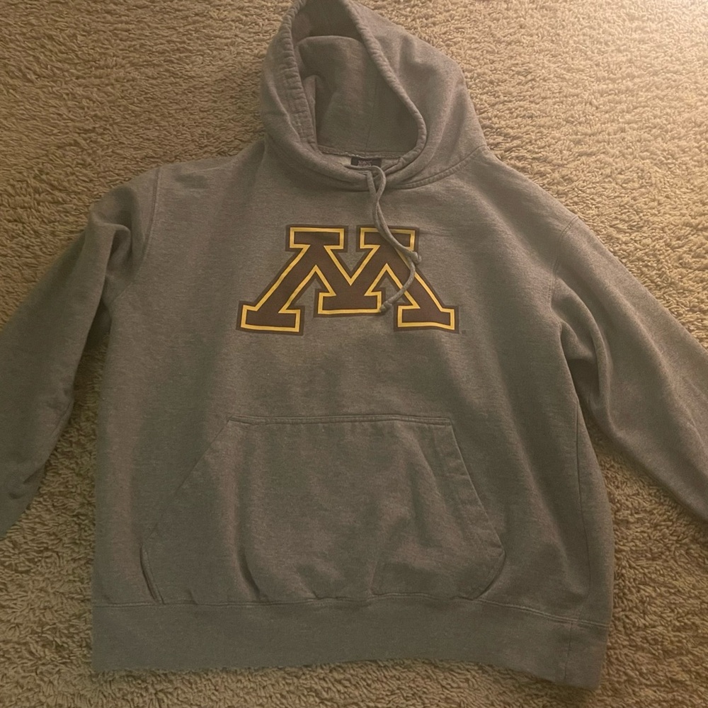 MV Sport Gray Hoodie with Yellow Logo